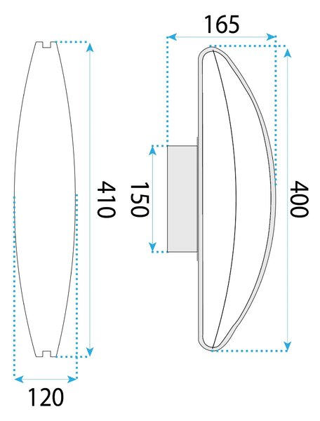 Φωτιστικό τοίχου LED G125-W Rose Gold