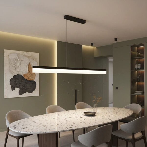 Λάμπα LED APP1692-CP 120 cm Black