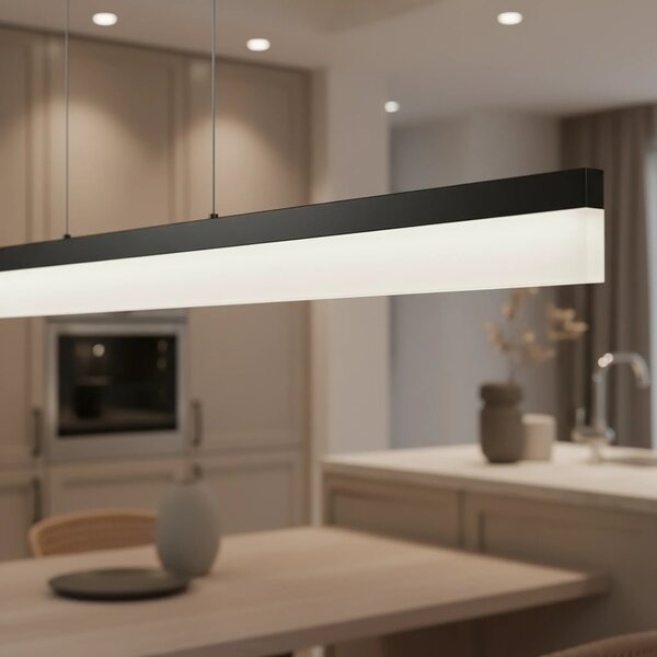 Λάμπα LED APP1692-CP 120 cm Black