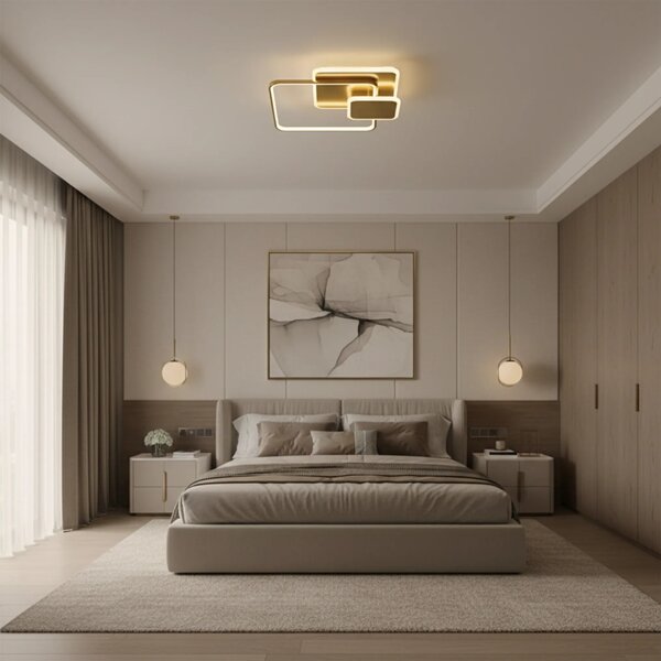 Φωτιστικό τοίχου APP1714-C Brush Gold LED