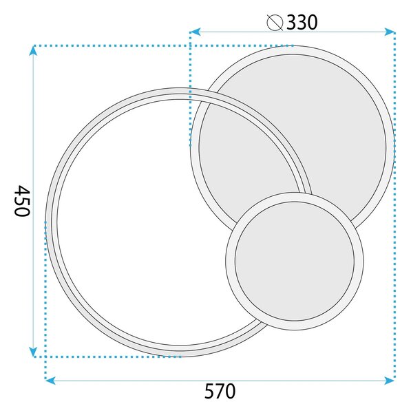 Φωτιστικό τοίχου APP1710-C Gold LED