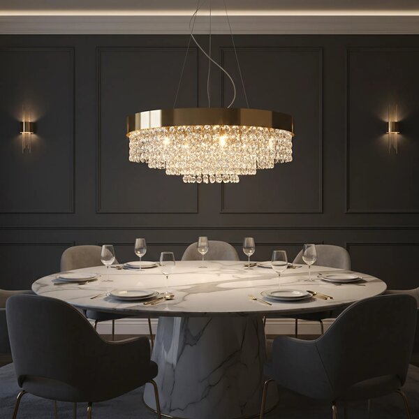 Λάμπα APP1787-16CP 60 cm Gold