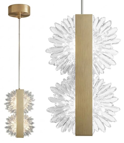 Λάμπα LED G148-2CP Gold Brush