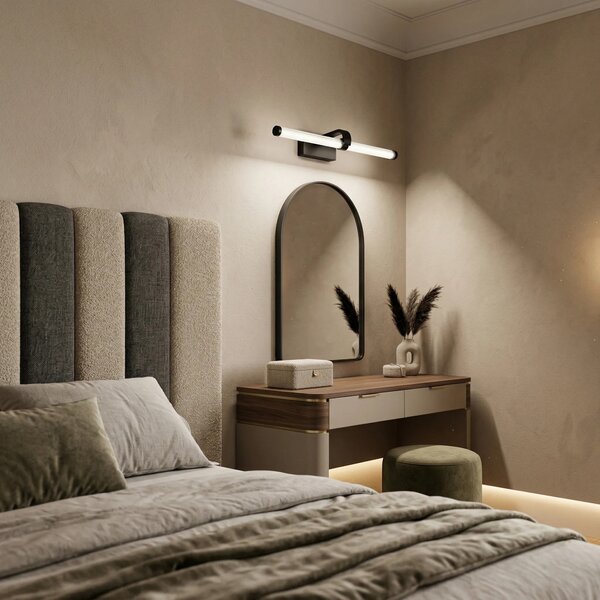 Επιτοίχο φωτιστικό μπάνιου LED APP1887-1W 40cm BLACK