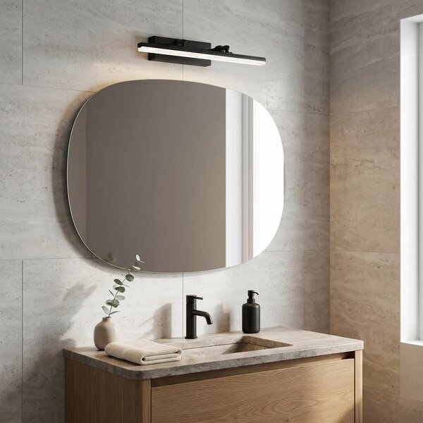Επιτοίχο φωτιστικό μπάνιου LED APP1878-1W 40cm BLACK