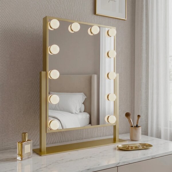 ΚΑΘΡΕΦΤΗΣ ΤΟΙΧΟΥ LED HOLLYWOOD L.Gold 30x40