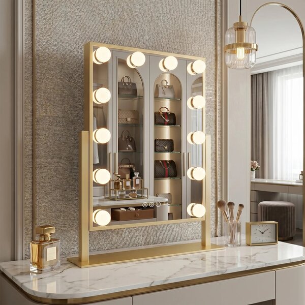 ΚΑΘΡΕΦΤΗΣ ΤΟΙΧΟΥ LED HOLLYWOOD L.Gold 30x40