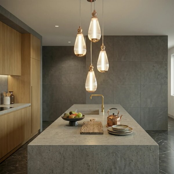 Κρεμαστό φωτιστικό οροφής LHJ120-CP light rose gold