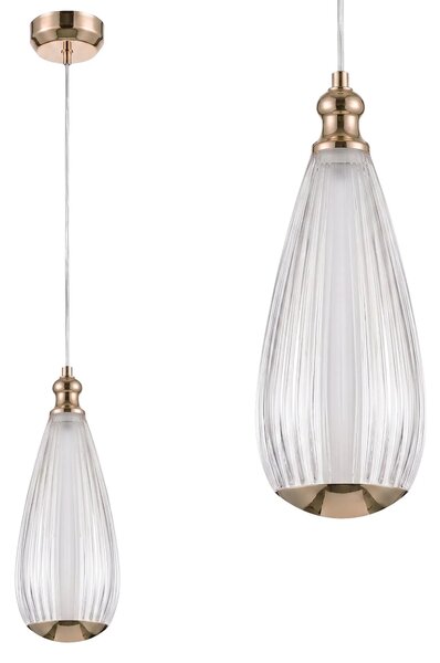 Κρεμαστό φωτιστικό οροφής LHJ120-CP light rose gold