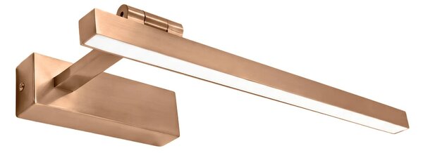 Επιτοίχο φωτιστικό μπάνιου LED SWE037-1W 40cm BRUSH COPPER
