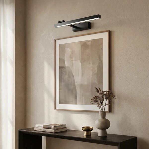 Επιτοίχο φωτιστικό μπάνιου LED SWE034-1W 40cm BLACK