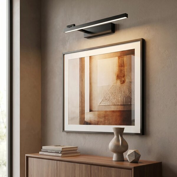 Επιτοίχο φωτιστικό μπάνιου LED SWE035-1W 60cm BLACK