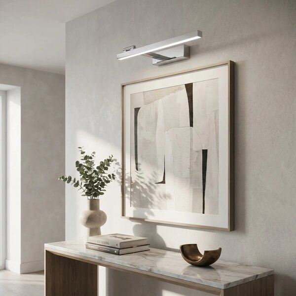 Επιτοίχο φωτιστικό μπάνιου LED SWE028-1W 40cm CHROME