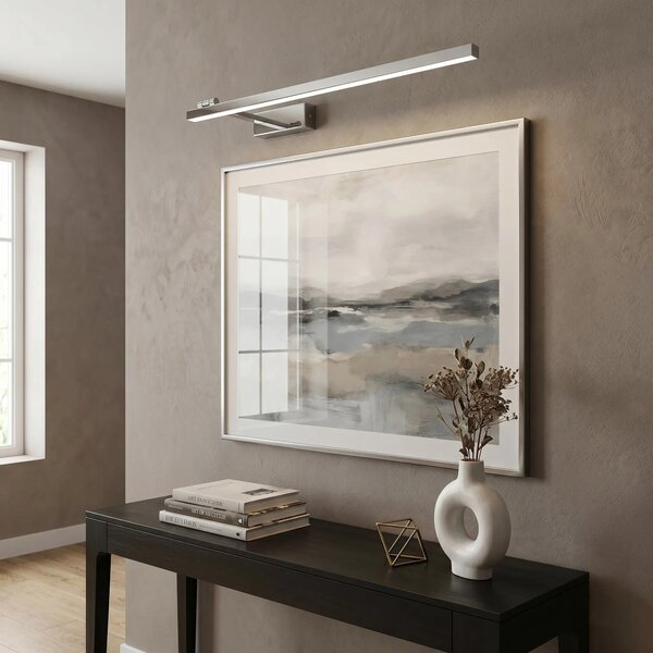 Επιτοίχο φωτιστικό μπάνιου LED SWE030-1W 80cm CHROME