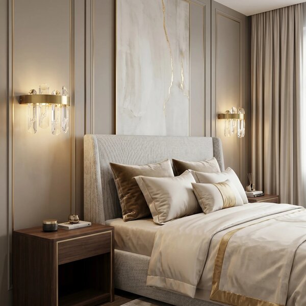 Σποτ τοίχου LED SWE075-W Brushed Gold