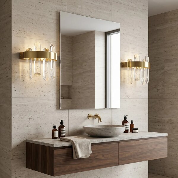 Σποτ τοίχου LED SWE075-W Brushed Gold