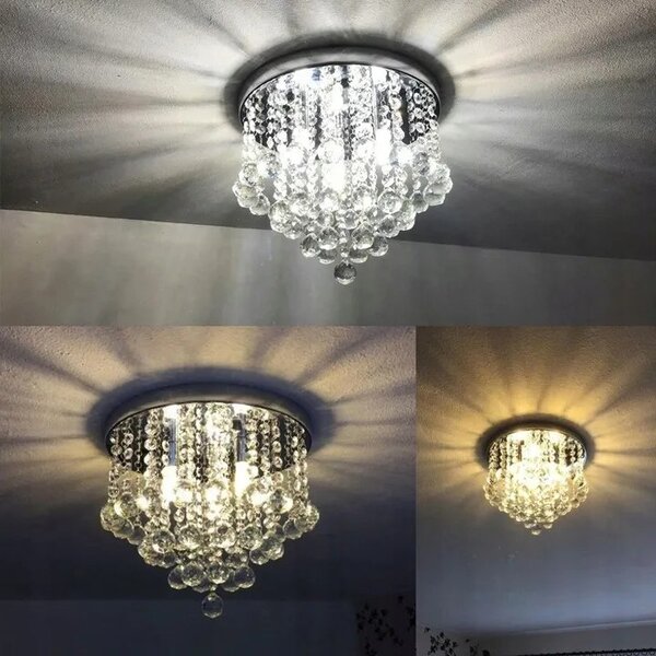 Φωτιστικό οροφής Glamour Plafond Crystal 392179