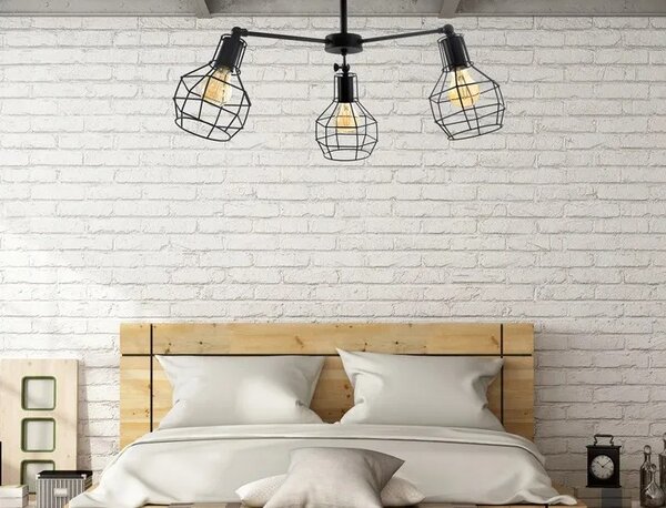 Μεταλλικό Φωτιστικό Οροφής Loft APP734-3C