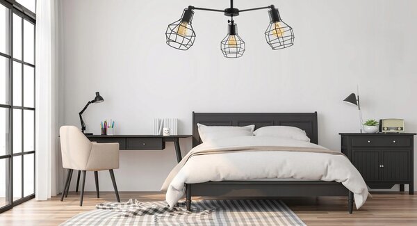 Μεταλλικό Φωτιστικό Οροφής Loft APP734-3C