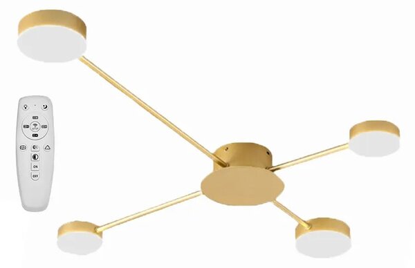 ΦΩΤΙΣΤΙΚΟ ΟΡΟΦΗΣ LED 4 ΒΡΑΧΙΩΝ APP520-4C Χρυσό
