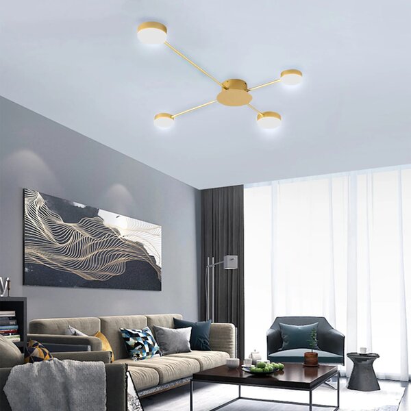 ΦΩΤΙΣΤΙΚΟ ΟΡΟΦΗΣ LED 4 ΒΡΑΧΙΩΝ APP520-4C Χρυσό