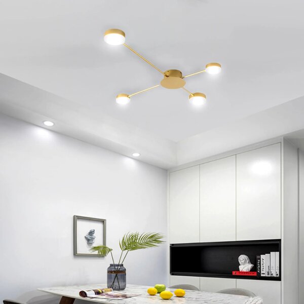 ΦΩΤΙΣΤΙΚΟ ΟΡΟΦΗΣ LED 4 ΒΡΑΧΙΩΝ APP520-4C Χρυσό