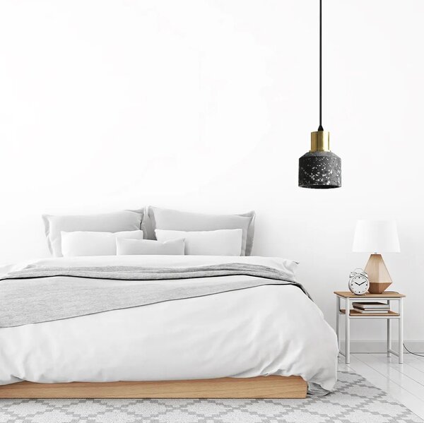Lastri APP930-1CP Μπετόν Κρεμαστό Φωτιστικό Οροφής, Μαύρο