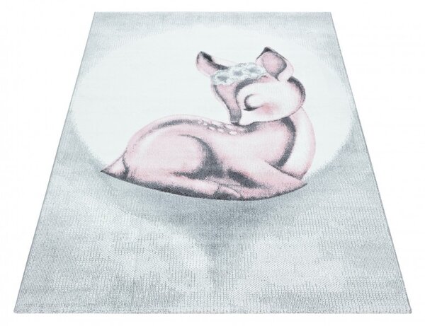 Χαλί Bambi Ροζ V3 120x170 cm