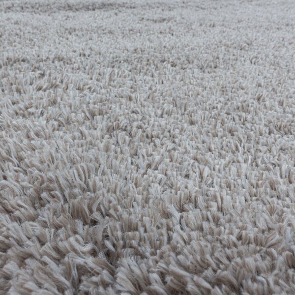 Χαλί Fluffy Μπεζ 60x110 cm