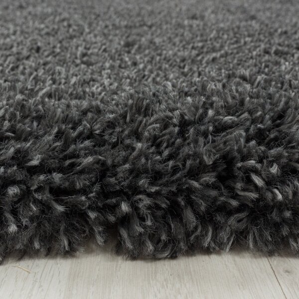 Χαλί Fluffy Γκρι 60x110 cm