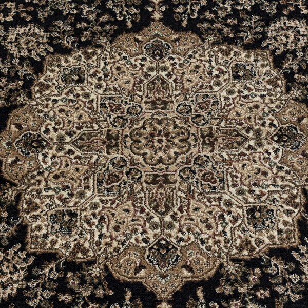Χαλί Kashmir Μαύρο V2 80x150 cm
