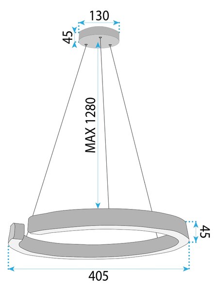 Λάμπα LED LHJ052-CP1 C BRUSH GOLD