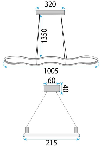 Λάμπα LED LHJ026-CP BLACK