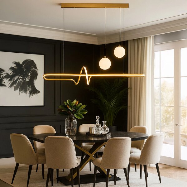 Λάμπα LED LHJ039-CP BRUSH GOLD