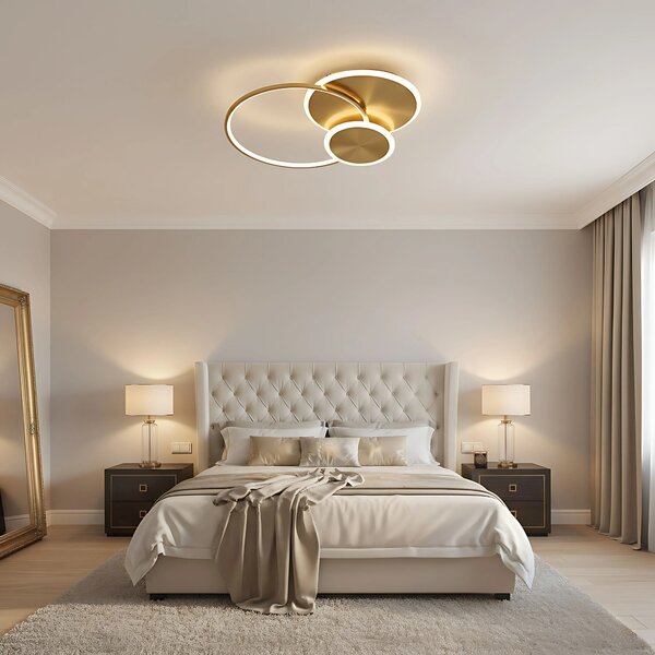 Φωτιστικό τοίχου APP1711-C Brush Gold LED