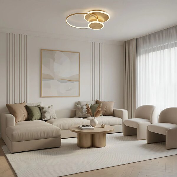 Φωτιστικό τοίχου APP1711-C Brush Gold LED