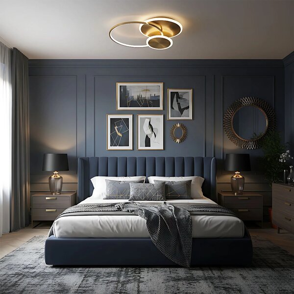 Φωτιστικό τοίχου APP1711-C Brush Gold LED