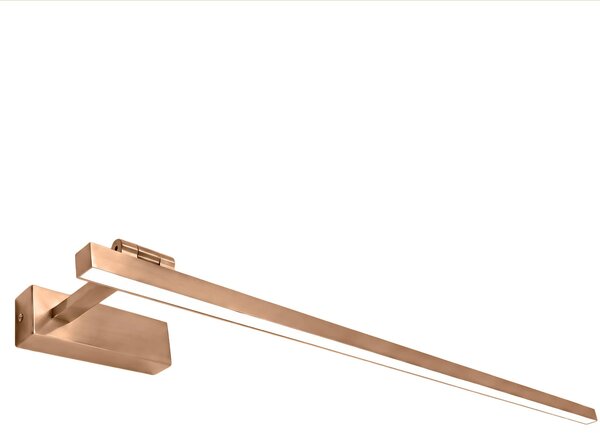 Επιτοίχο φωτιστικό μπάνιου LED SWE039-1W 80cm BRUSH COPPER