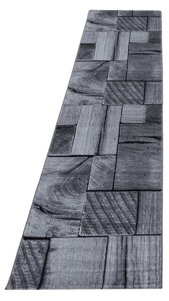 Χαλί Parma Μαύρο V5 80x300 cm