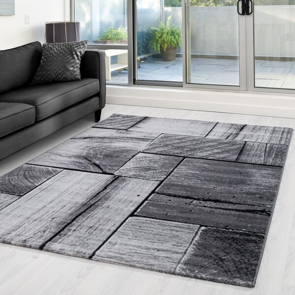 Χαλί Parma Μαύρο V5 80x150 cm
