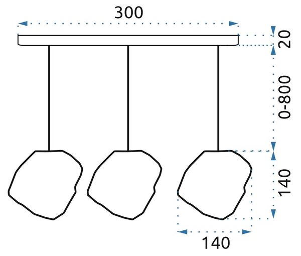 APP320-3CP ICE κρεμαστό φωτιστικό