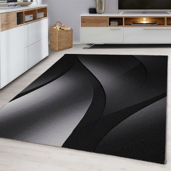 Χαλί Plus Μαύρο V6 120x170 cm