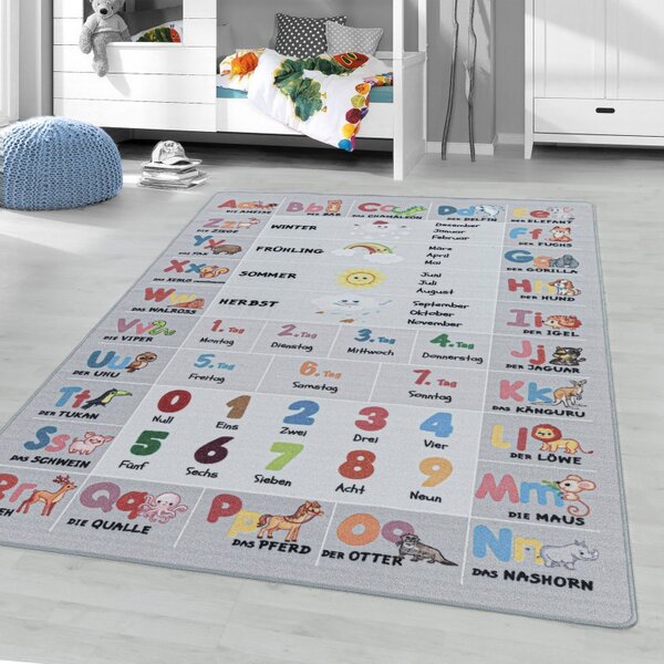 Χαλί Play Γκρι V4 80x120 cm