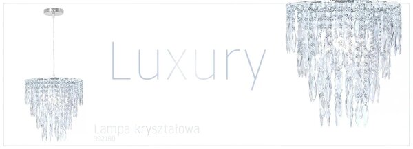 Κρεμαστό φωτιστικό Glamour Crystal 392180