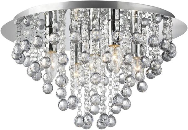 Κρυστάλλινο Φωτιστικό Οροφής Plafon APP514-5C Cristal