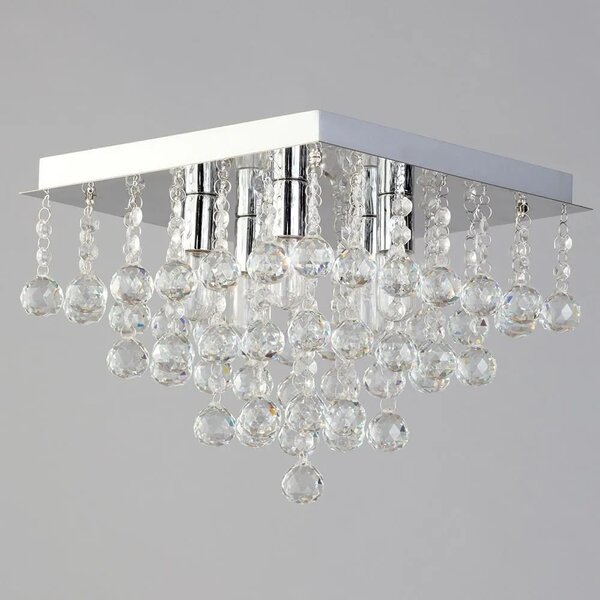 Κρυστάλλινο Φωτιστικό Οροφής Plafon APP515-4C Cristal