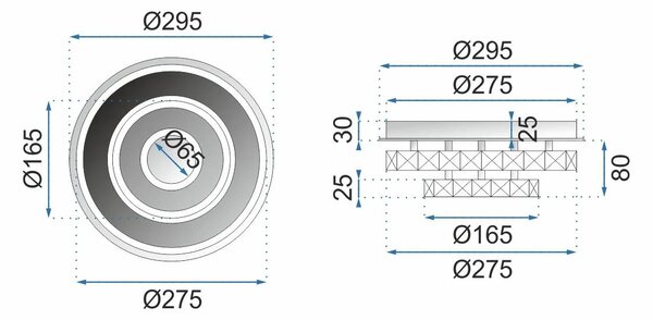 APP412-C Φωτιστικό Οροφής LED Plafond