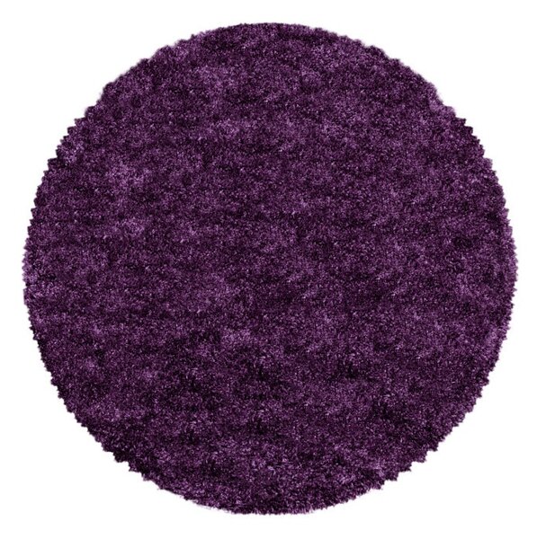 Χαλί Fluffy Λιλά 80x80 cm