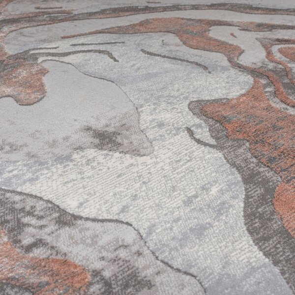 Χαλί Marbled Ροζ 200x290 cm, Flair Rugs