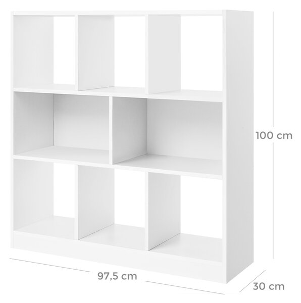 Βιβλιοθήκη Vasagle, 97.5x30x100 cm